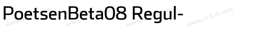 PoetsenBeta08 Regul字体转换